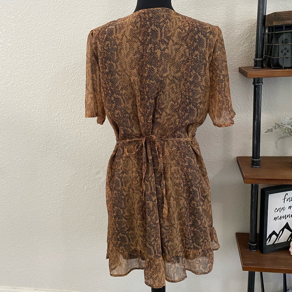 Abercrombie & Fitch Snake Print Flowy Button Down… - image 6